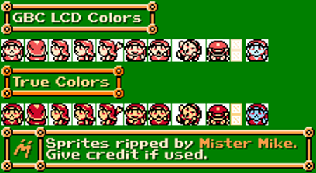 female sprite sheet