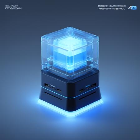 ((best quality, masterpiece)),newsafeiconv2, black safeicon, blender, octane render, C4D, icon, isometric, (server:1.2),transparent glass texture, blue, frosted glass, transparent technology sense, studio_light, Exquisite details, stunning details, flowing blue light,  (black background:1.2), simple background,high contrast <lora:xl_more_art-full_v1:0.6>  <lora:NewsafeiconV3.1:1>