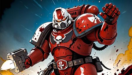 Space Marine (Astartes): Warhammer 40K (SDXL) Astartes-Epoch-07