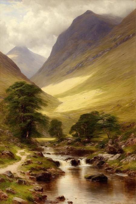 <lora:Alfred Augustus Glendening style:1>Alfred Augustus Glendening style - 105056. Glen Coe