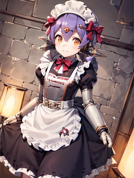 masterpiece, best quality, 1girl, ppy, maid, <lora:poppy:1>