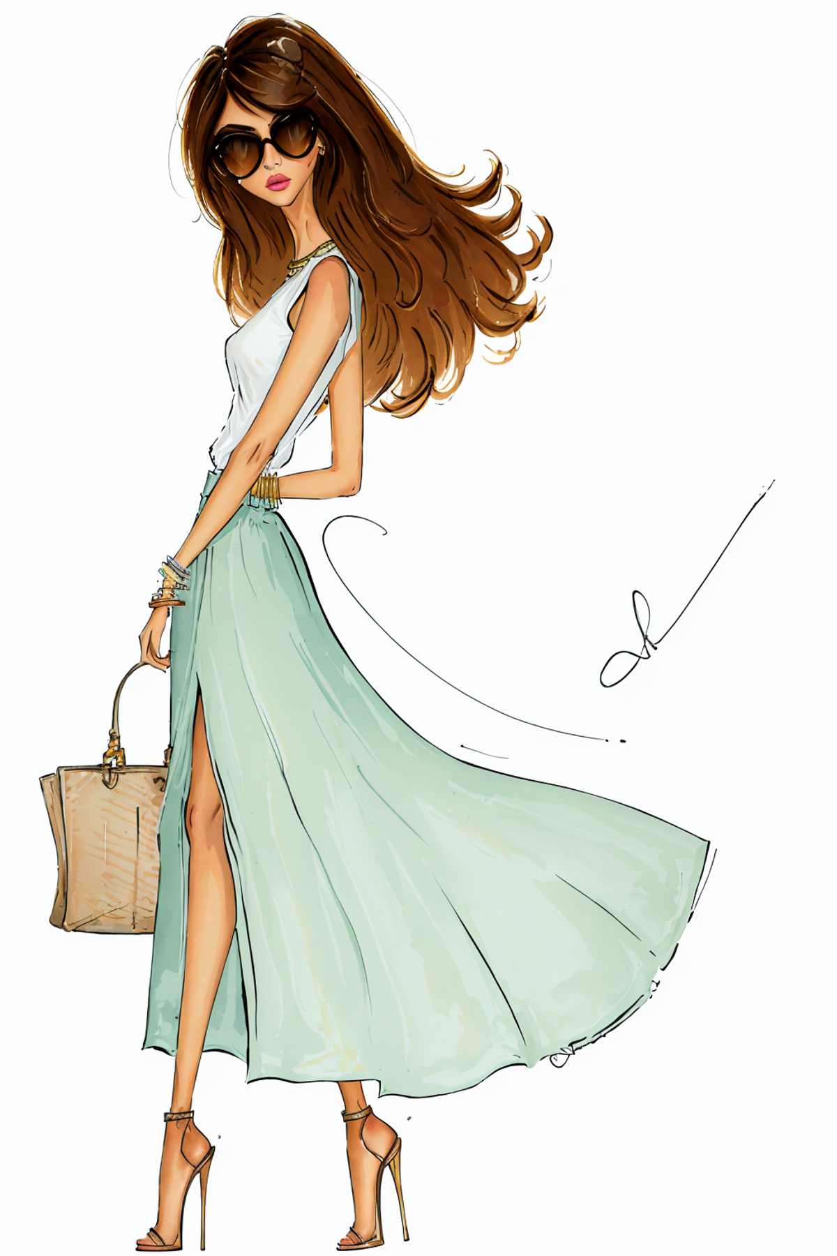 fashion clothing illustration image by yuberkley