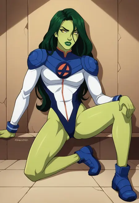 She-Hulk - Fantastic Four - World's Greatest Heroes - Marvel Animation