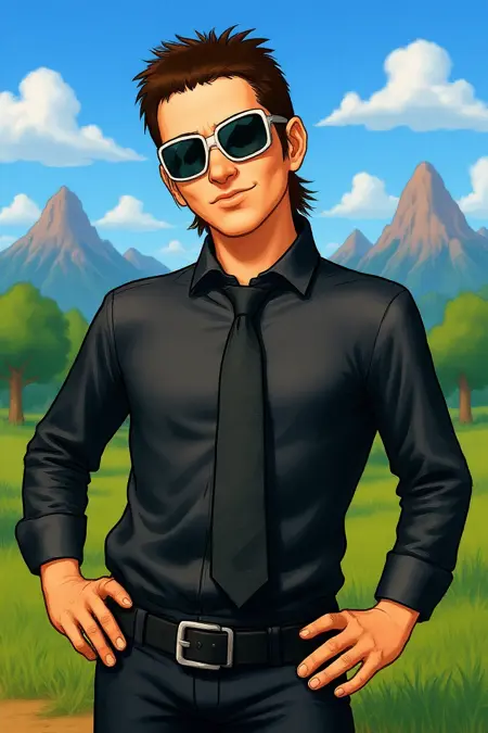 summertime saga artstyle ( FLUX )