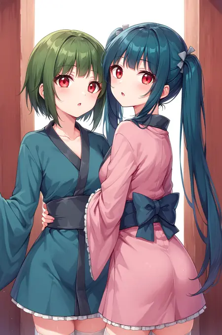 Amaterasu & Tsukuyomi - Sister's Story [Pony XL]