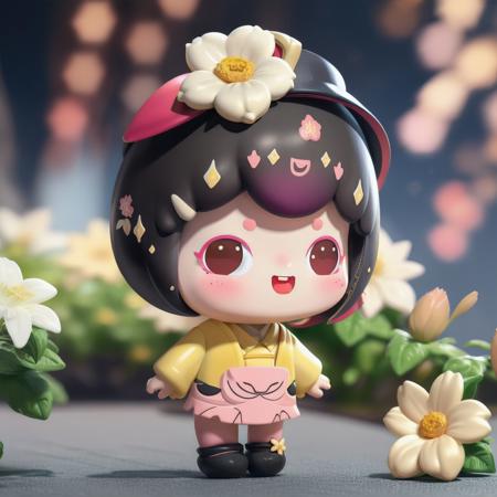 (masterpiece),(best quality),(ultra-detailed), (full body:1.2),
ania,chibi,cute, smile, open mouth,
flower, cave,, black  beret,  sundress, blush, tree, , shirt, short hair, misty athmosphere, blurry,  blush stickers, long sleeves, bangs,  pink hair, (yellow flower),
(beautiful detailed face), (beautiful detailed eyes), solo, genshin impact
 <lora:toytokens:1>