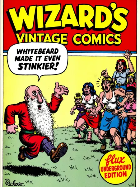 Wizard's Vintage Comic Book Cover