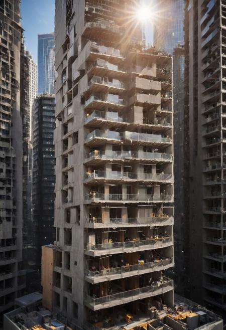 (shot from street, POV, DOF, modern design, skyscraper, surrounded by high-rise buildings:1.4), 
 (amazing,  mystery,  Spectacular,  Luxurious,  elegance,  perfect design:1.3), 
(large file,  super realistic,  perfect,  photograpy,  construction sales photograpy,  Interior design,  super high resolution,  cinematic photography, masterpiece:1.2), 
(direct sunlight, dramatic lighting, ray tracing, clear shadow, light pollution:1.2), 
(a narrow street with passerby),
(heavr rain, ultra detail raindrop:1.3),
(harmonious color:1.2), 
(industrial|mechanical|gritty|sci-fi|future|Organicism_style),
[skyscraper|building|viaduct|future city|MRT|park|neon sign_urban landscape::0.7],
[[marble:**|granite:**|concrete :**|tile:**|metal:**|fabric fiber:**|glass:**|foliage:**]_material texture:0.5],
[[urban landscape:**|Tower crane:**|skyline:**|nature landscape:**:|changeable cloud:**]:0.4],
[:(Door details,  Window details,  Railing details,  Staircase details,  Furniture details,  Appliance details,  Vehicle details,  Leaf details,  Stone texture,  Wood texture,  Marble texture,  Cement texture,  metal texture,  glass texture:0.4):0.85], 
(blurred background:1.4), 
[(background,  more_details:0.3),  (more_details:0.6),  (more_details:0.8), 
(more_details:1.2):0.65], aw0k illuminate, vertical,<lora:EMS-59651-EMS:0.800000>,<lora:EMS-259973-EMS:1.200000>