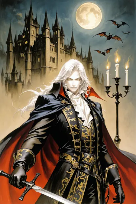 [illustrious XL] Ayami Kojima/小岛文美 《Castlevania: Symphony of the Night》/《恶魔城:月下夜想曲》- Artist Style