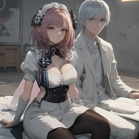 Ace Ukiyo (Doom) x Elysia (Kamen Rider Geats x Honkai Impact 3rd)
