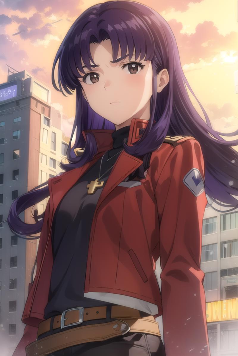 Misato Katsuragi (葛城 ミサト) - Neon Genesis Evangelion (新世紀エヴァンゲリオン) - COMMISSION image by nochekaiser881