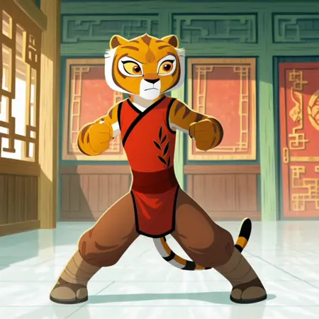 Tigress (Kung Fu Panda: Secrets of the Scroll) illustrious