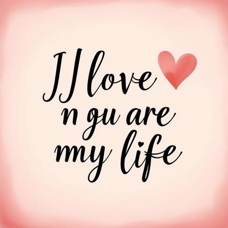 💖 Romantic Love Text & Font V1