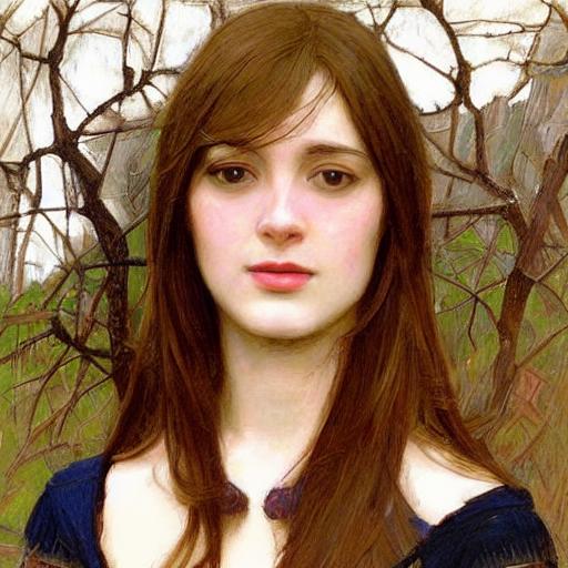 Waterhouse paintings model image by ArtHistorian