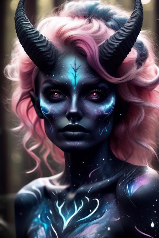 Cosmic demon girl image by Manuka