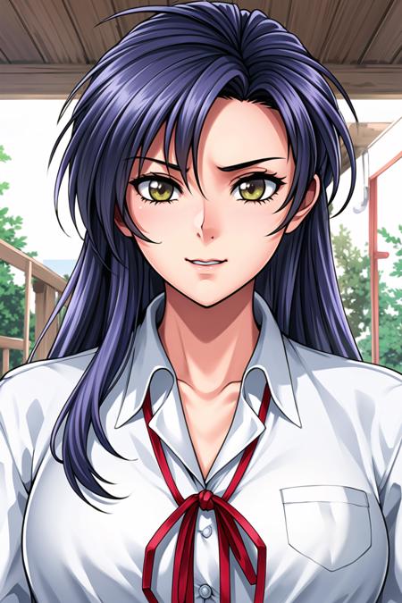 Simple White Background,
long sleeves,red ribbon,white shirt,
<lora:Mio_Serizawa_Isaku-KK77-V1:0.7>,
blue hair,Bangs,green eyes,long hair, 
<lora:Mariana_Luciano_NON_VIRGIN-KK77-V1:0.3>,<lora:more_details:0.1>,
1 girl, 20yo,Young female,Beautiful Finger,Beautiful long legs,Beautiful body,Beautiful Nose,Beautiful character design, perfect eyes, perfect face,expressive eyes,perfect balance,
looking at viewer,(Focus on her face),closed mouth, (innocent_big_eyes:1.0),Light_Smile,
official art,extremely detailed CG unity 8k wallpaper, perfect lighting,Colorful, Bright_Front_face_Lighting,shiny skin, 
(masterpiece:1.0),(best_quality:1.0), ultra high res,4K,ultra-detailed,
photography, 8K, HDR, highres, absurdres:1.2, Kodak portra 400, film grain, blurry background, bokeh:1.2, lens flare, (vibrant_color:1.2),professional photograph, 
(Beautiful,large_Breasts:1.4), (beautiful_face:1.5),(narrow_waist),