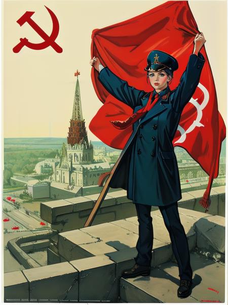 ussr_poster hammer and sickle