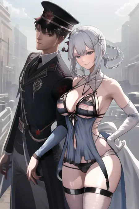 Caleb x Kaine (Love and Deepspace x Nier)