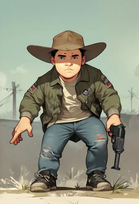 Carl Grimes -  The Walking Dead - Comic