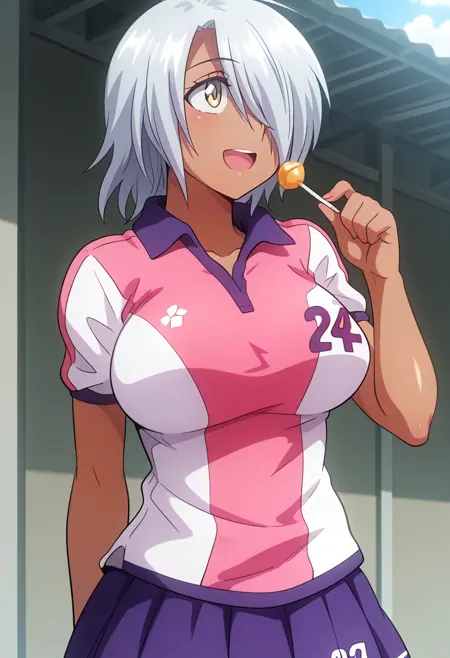 Shirogane Sakura - 白銀 さくら - Jyoshi Luck! - Girls Lacrosse Club - Joshi Luck! - じょしラク! (by Distance)