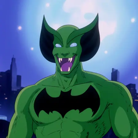 Kyuketsu-Kamen The Bat "Uomo Tigre" character from (manga series) F1D