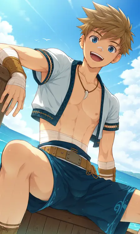 Connor Bleufin | Camp Buddy | Original Character (Illustrious )