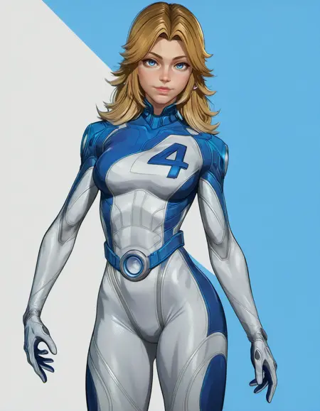 invisible woman marvel rivals - pony and Illustrious in one