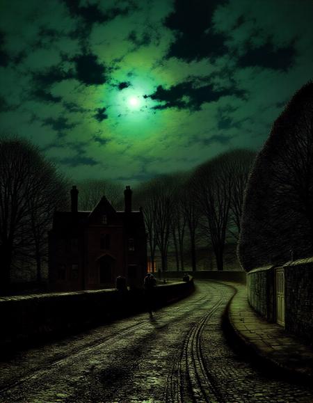 John Atkinson Grimshaw art style (Flux and Pony) Flux v1.0