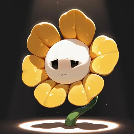 Flowey the Flower - Undertale - Illustrious