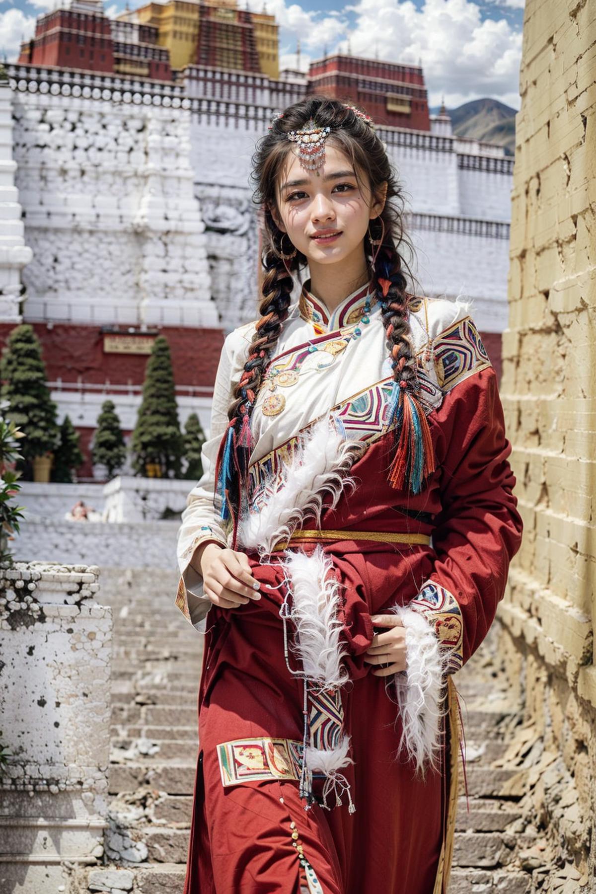 TQ - Tibet Clothes | Trang phục Tây Tạng | Clothing LoRA image by feetie