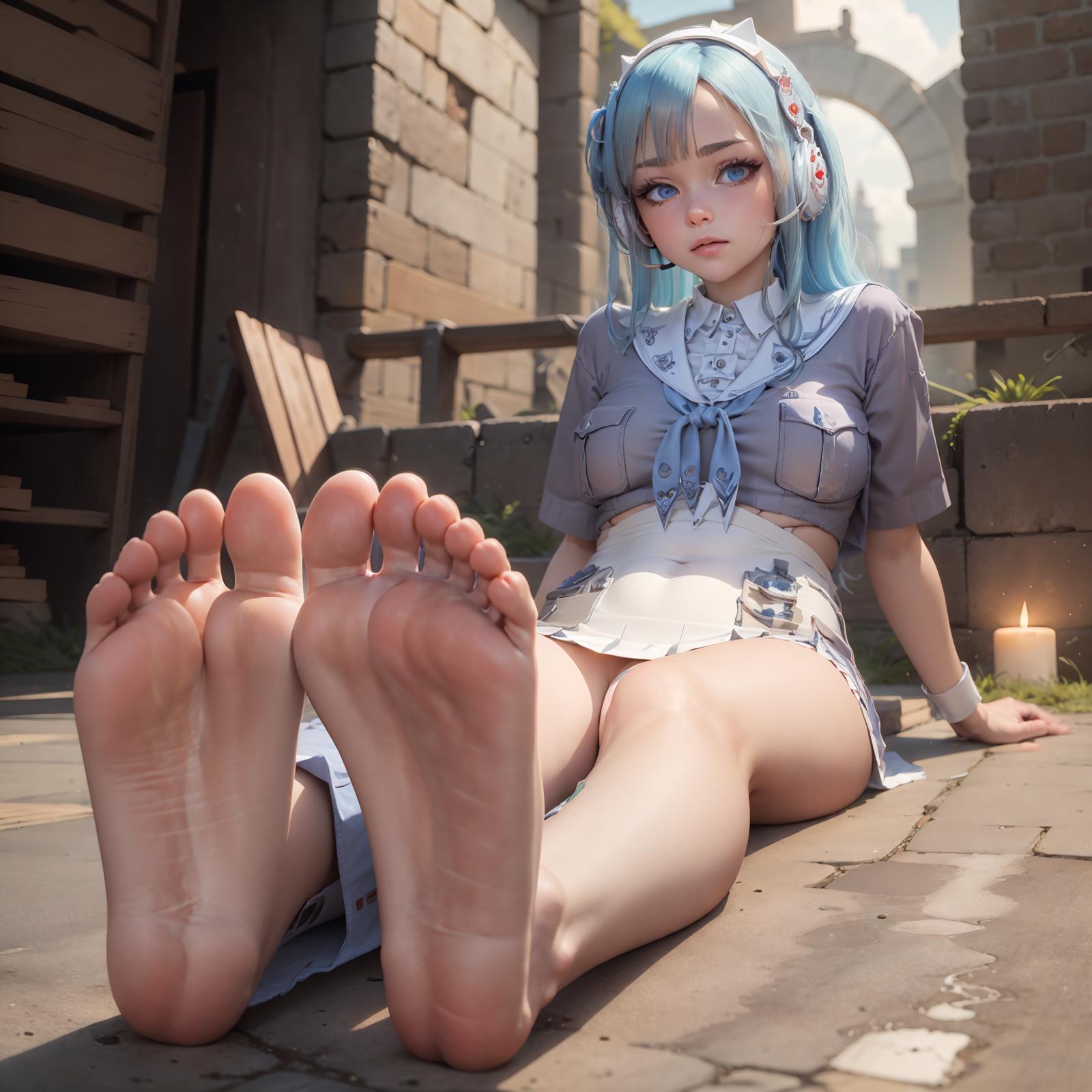 Feet Pose (anime) image by EnergeticRooster