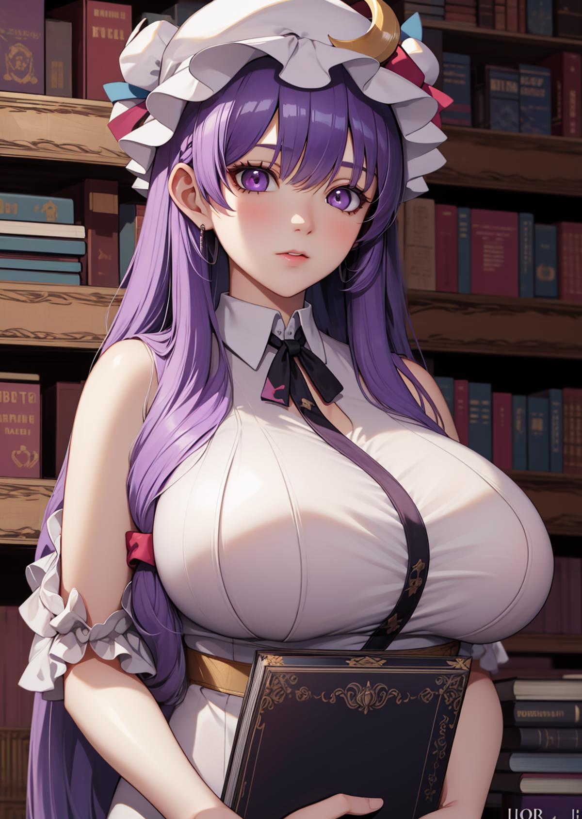 Patchouli Knowledge パチュリー・ノーレッジ (Touhou) image by AArawolf