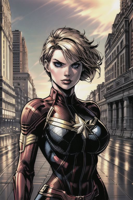 Captain Marvel (Marvel Comics) LoRA image by R4dW0lf