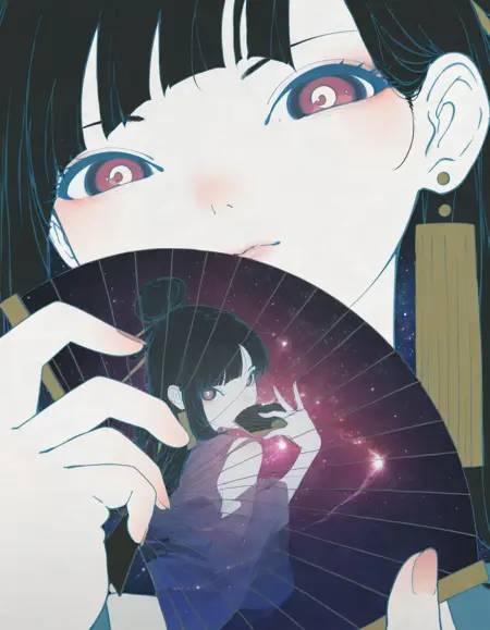 OC girl from tuki.『ひゅるりらぱっぱ』by 十八番茶 mado [Illustrious/NAI, Pony XL] HYURURIRAPAPPA