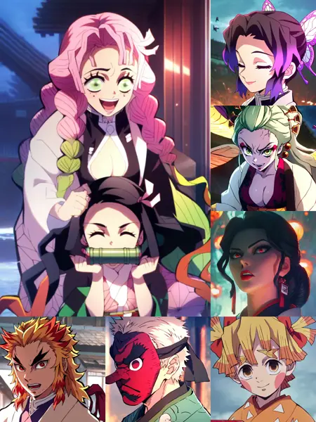 Demon Slayer (Kimetsu no Yaiba) Style and Characters | All-in-One LoRA