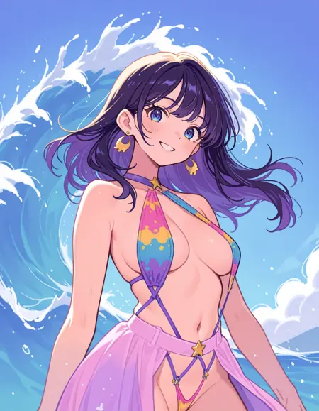 Halter Dress/Swimsuit | Sheer Entertainment | IL