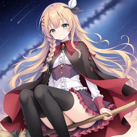Toneriko Maho (秦皮真帆) | Yadorishi Otome no Chikai to Mahou (宿りし乙女の誓いと魔法) | NoobAI