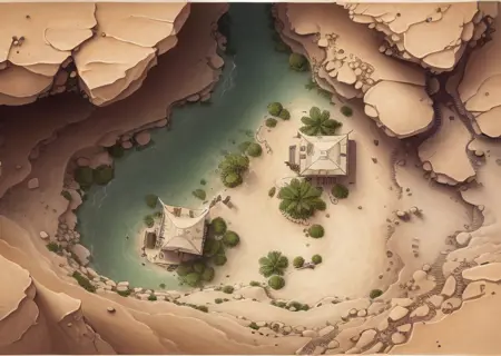 Table Rpg / D&D Maps #2 - Desert (op2)