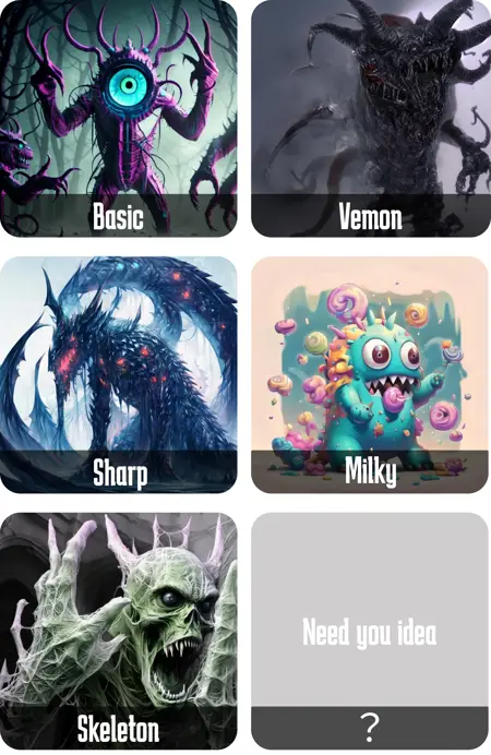 Monster (various style)