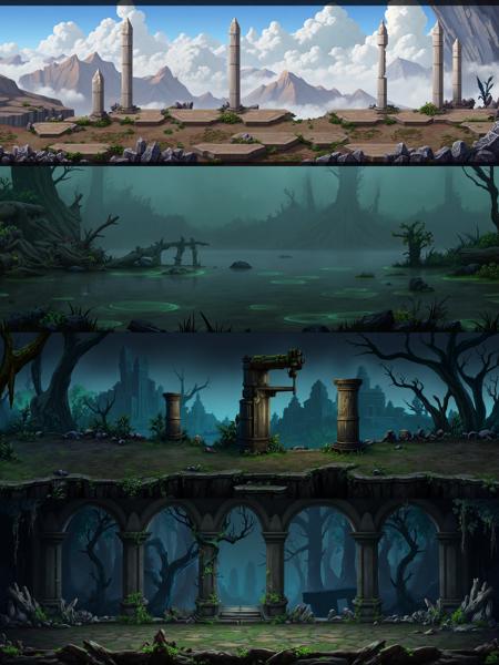 Game Map_ Landscape Map_ Game background v1.0