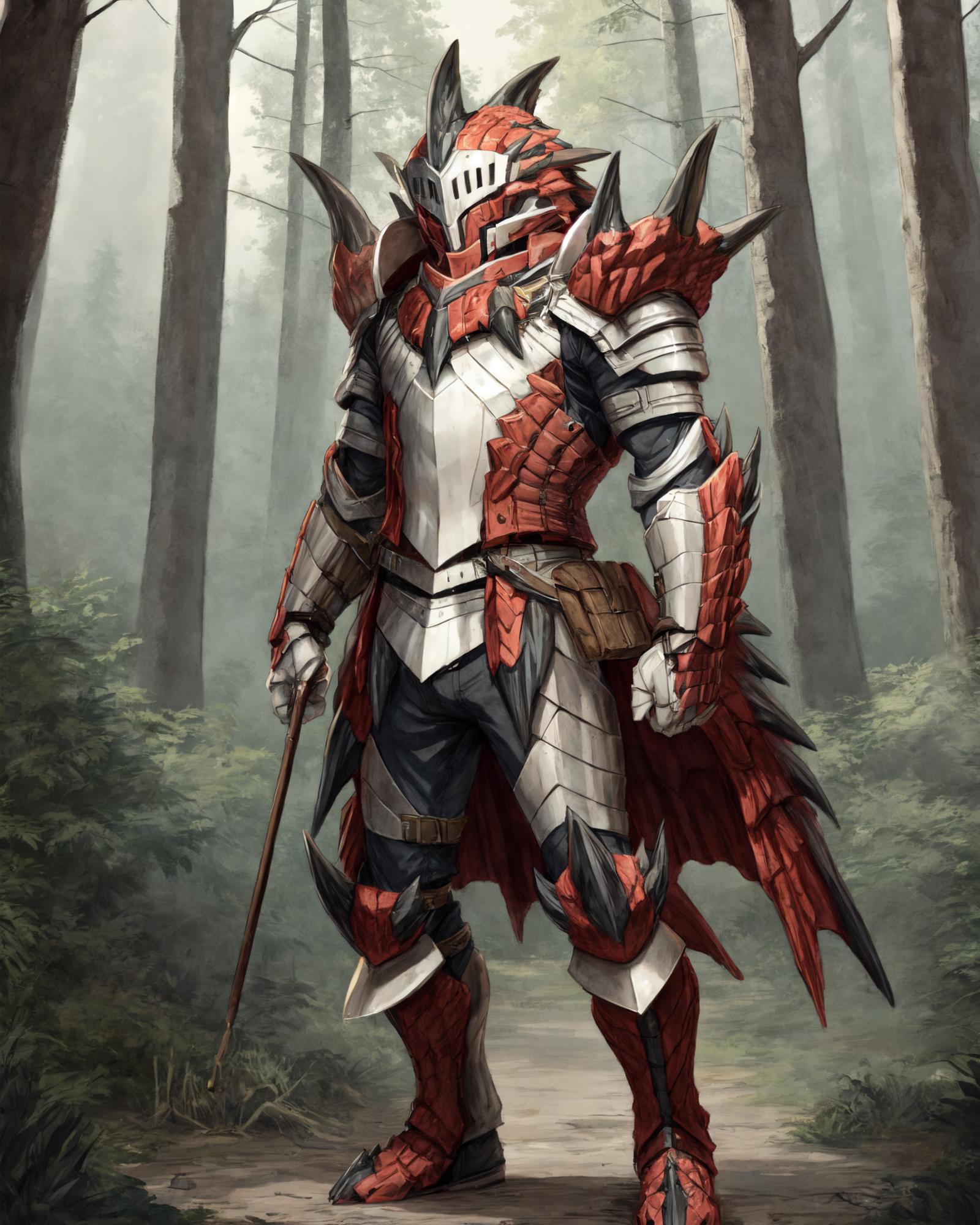 Rathalos Armor (MH3 Blademaster) image by Valstrix