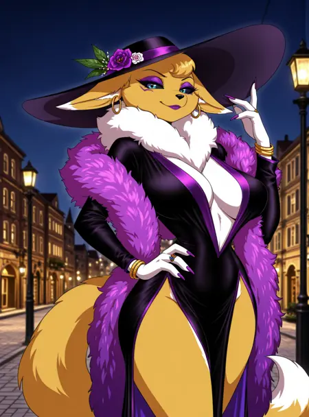 Renata "Rena" Noir (renamon) - (by Crovirus)