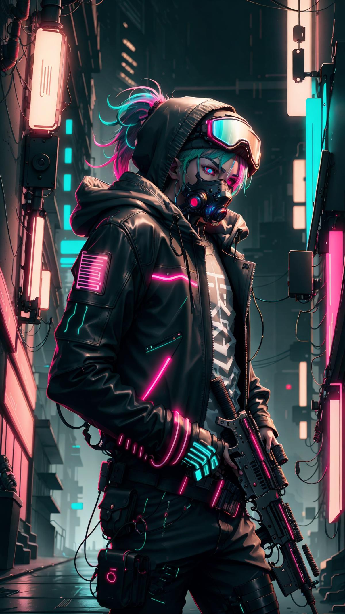 (neon)CyberpunkAI - konyconi image by Liyuu_0612