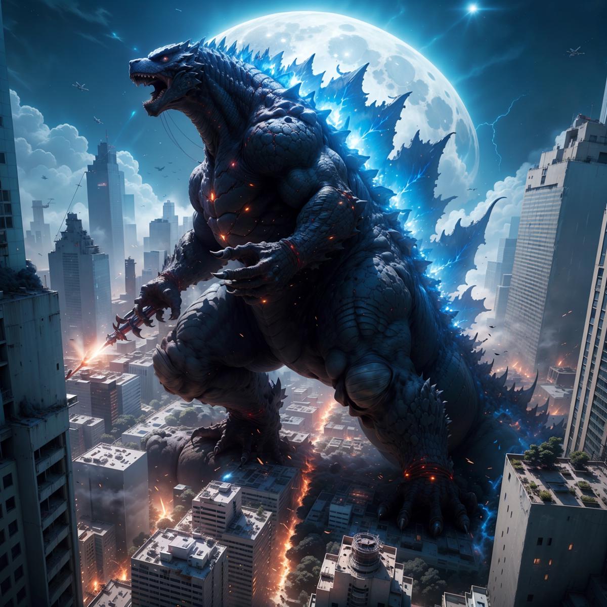 Godzilla - v1.0 | Stable Diffusion LoRA | Civitai