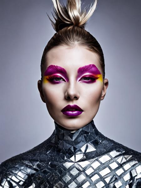 Blacklight Makeup — SDXL LoRA - AIEasyPic