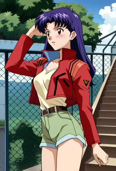 Misato Katsuragi (葛城 ミサト), Neon Genesis Evangelion (新世紀エヴァンゲリオン), LoRA, PonyXL