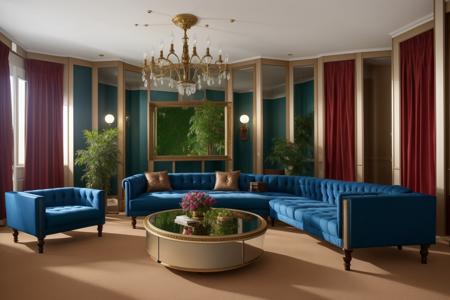 club , ((club house)) ,realistic, indoor, best quality, masterpiece ,   <lora:CB_clubhouse:0.7>,sofa , window, carpet , plant ,painting,  mirror ,tv, luxury , lamp,