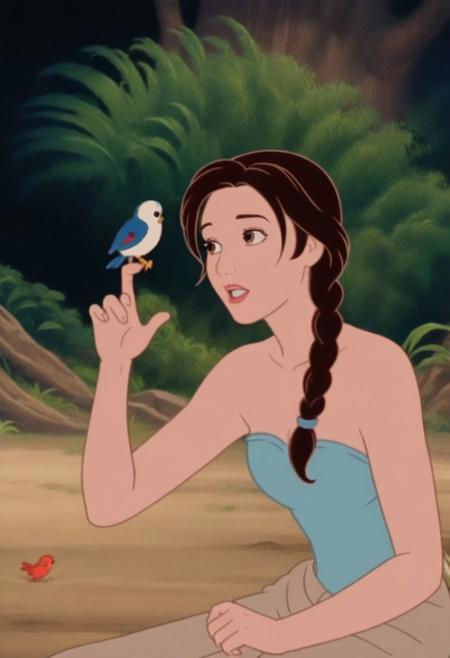Bird on finger V1