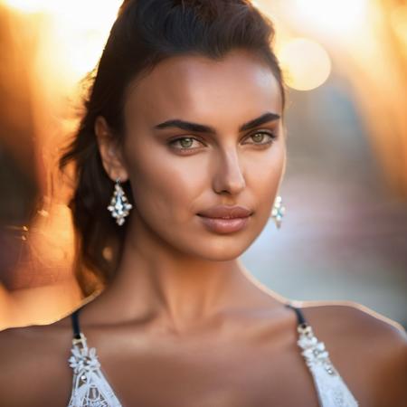 <lora:irinashayk_xl_lora-000030:1>  irinashayk  A half body Portrait of a beautiful 26 year old woman, focus on eyes, sexy stare, hi detail, sharp focus, perfect lighting, awesome, dslr, 4k high quality. extra detail, extra sharp, magical, perfect moment, natural skin, pores