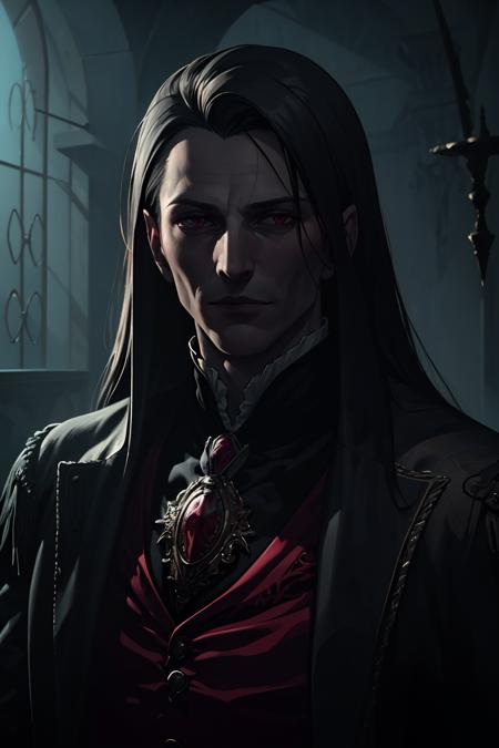 Strahd von Zarovich, vampire, long hair